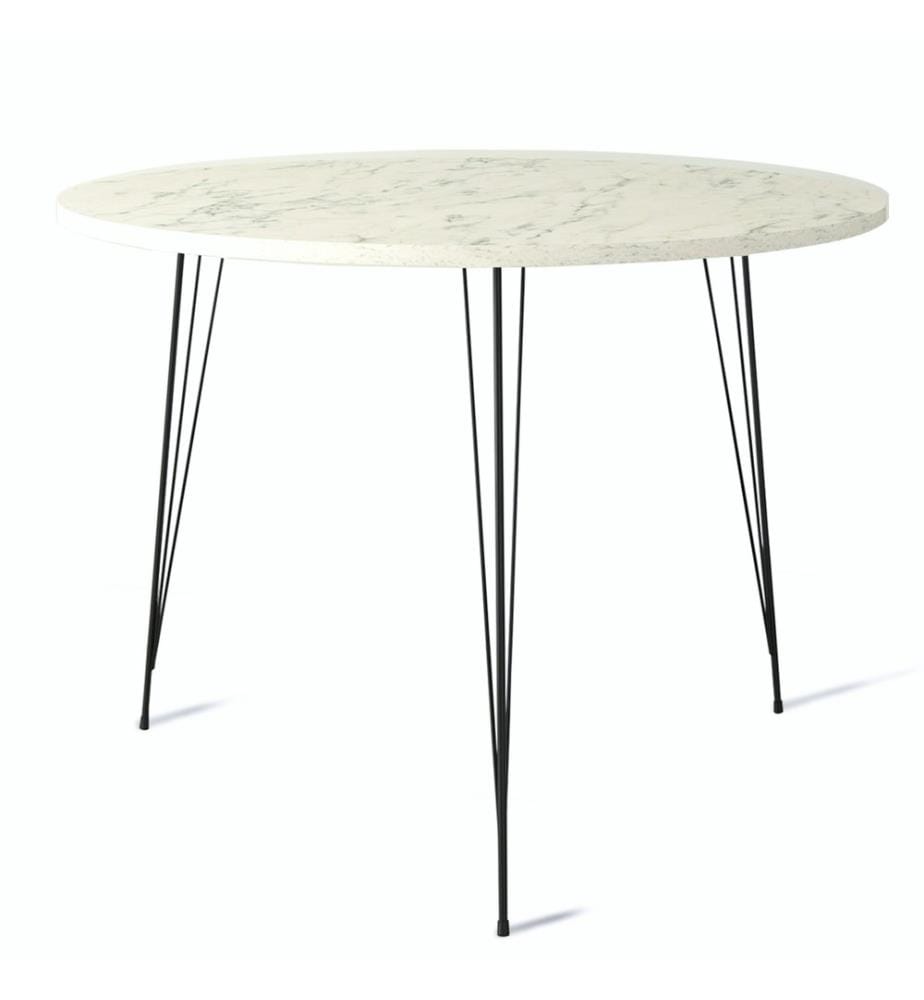 Schwarz,Weiss, Couchtische, 75X90X90 cm, Melaminbeschichtete Partikelplatte