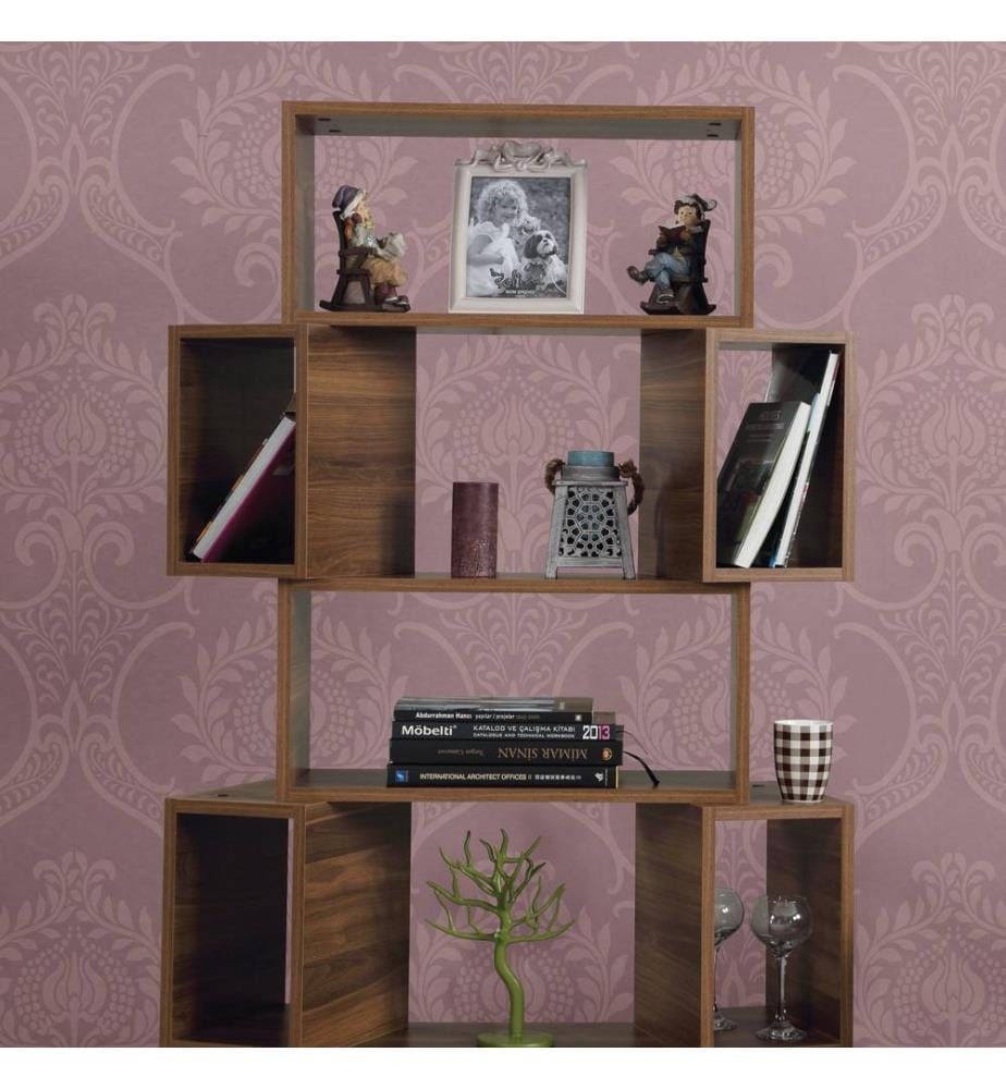 Bookshelf, Walnut, Melamine Coated Particle Board