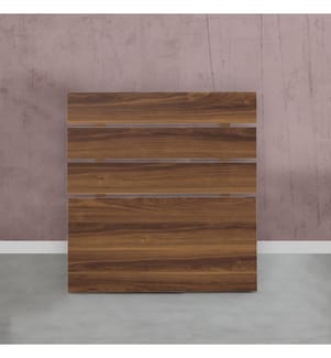Nussbaumfarbe, Kopfteile, 100X100X3 cm, Melaminbeschichtete Partikelplatte