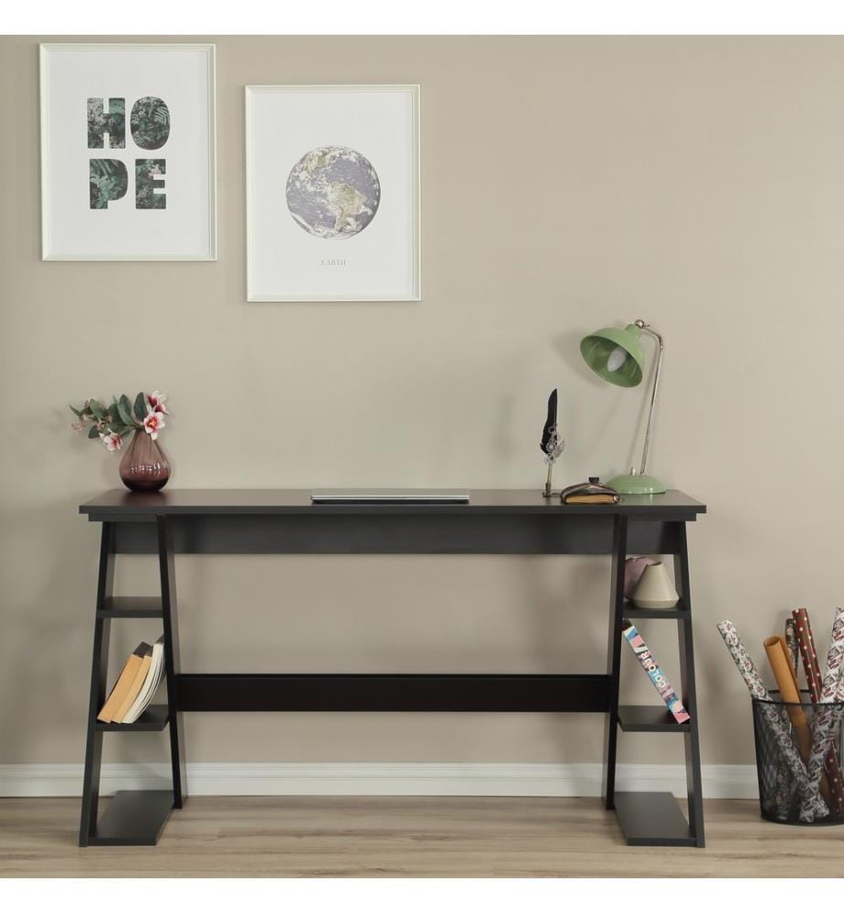 Bureau, noir, 100 % aggloméré