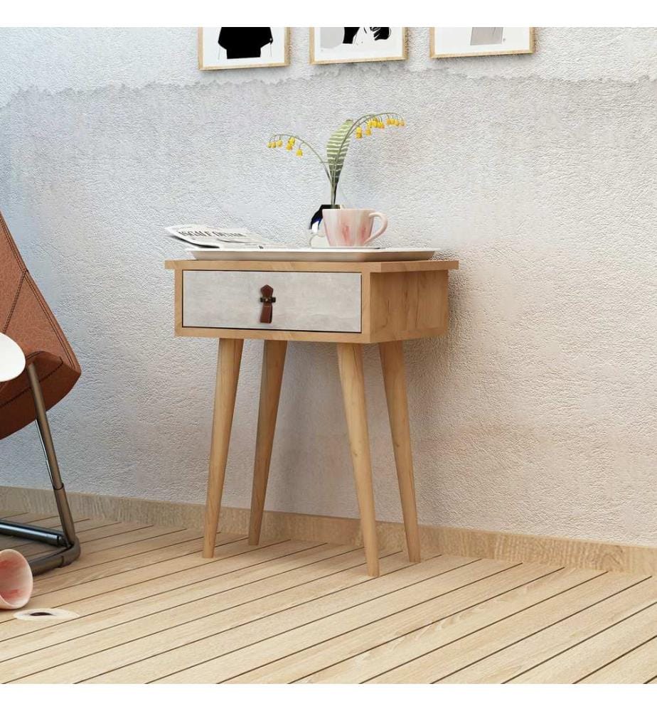 Sideboard, OakWhite, Melamine Coated Particle Board