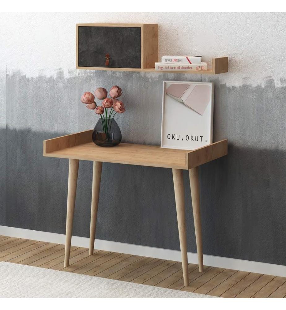 Chêne, Tables Basses, 81X100X60 cm, Plaque De Particules Enrobée De Mélamine
