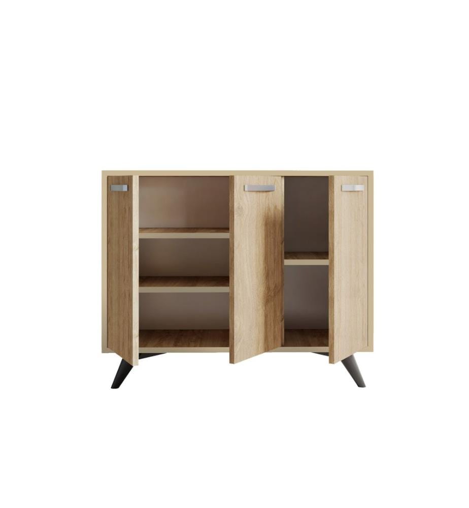Multi Purpose Cabinet, Oak, Melamine Coated Particle Board