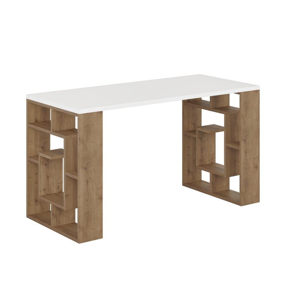 Weiss, Couchtische, 75X140X60 cm, Melaminbeschichtete Partikelplatte