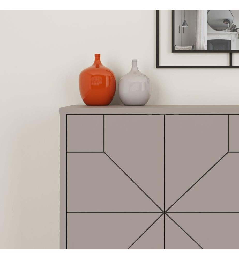 Hellmokka, Forzieri Di Cassetti, 62.4X123X35 cm, Piastra Di Particelle Con Rivestimento Melamina