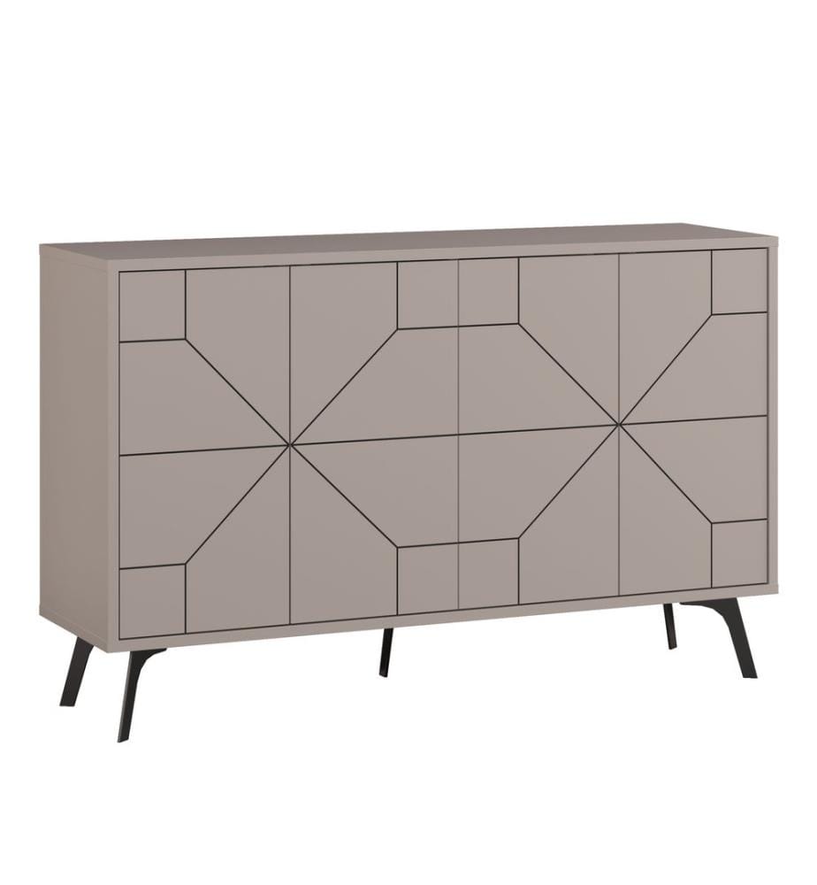 Hellmokka, Forzieri Di Cassetti, 62.4X123X35 cm, Piastra Di Particelle Con Rivestimento Melamina