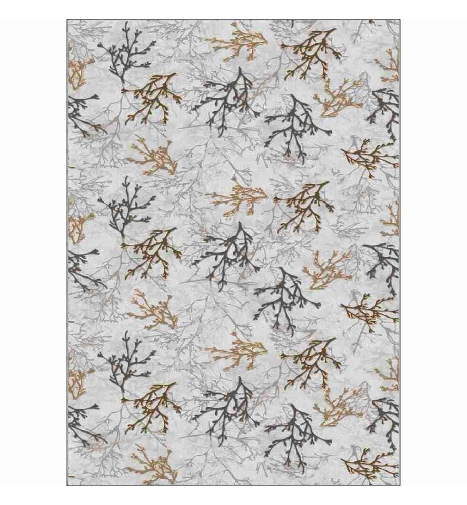 Tappeto, Grigio, Visone, Marrone, 100% poliestere, 100 x 200 cm