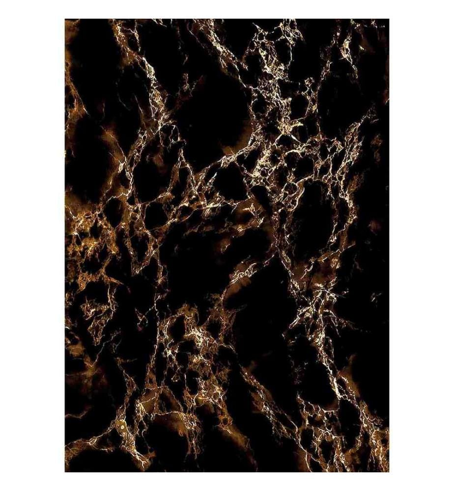 Tappeto, Oro, Nero, 100% poliestere, 160 x 230 cm
