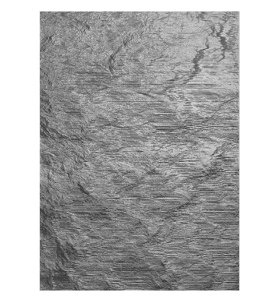 Tappeto, Grigio, 100% poliestere, 60 x 100 cm