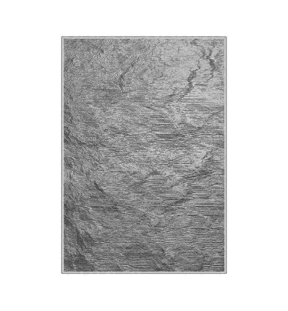 Tappeto, Grigio, 100% poliestere, 140 x 220 cm