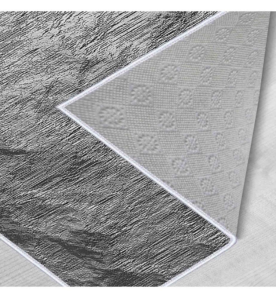 Tappeto, Grigio, 100% poliestere, 140 x 220 cm
