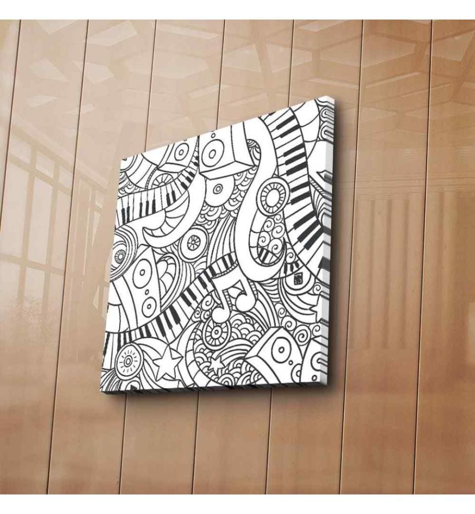 Bemalbare dekorative Leinwandbilder, Multicolor, Wildleder-Leinwand