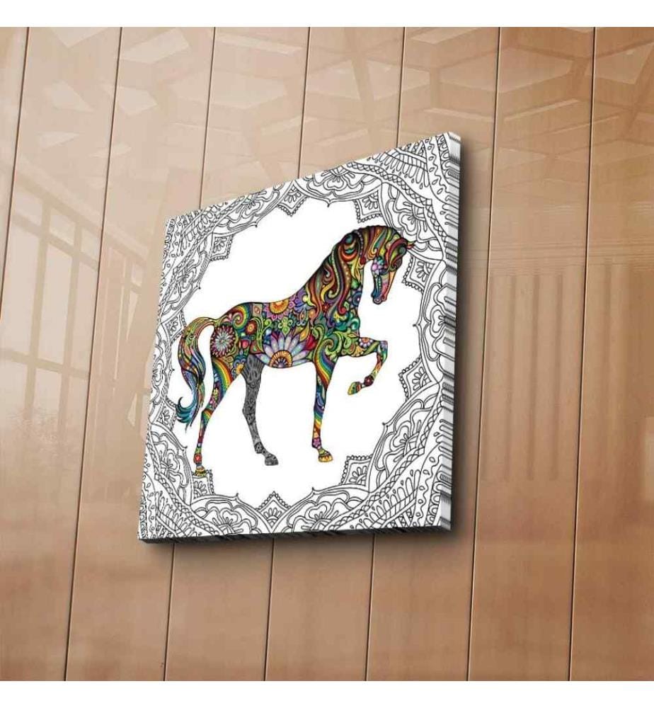 Bemalbare dekorative Leinwandbilder, Multicolor, Wildleder-Leinwand