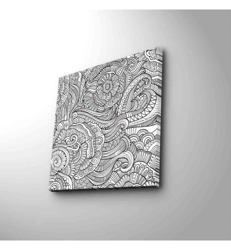 Bemalbare dekorative Leinwandbilder, Multicolor, Wildleder-Leinwand