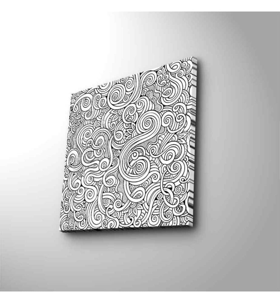 Bemalbare dekorative Leinwandbilder, Multicolor, Wildleder-Leinwand