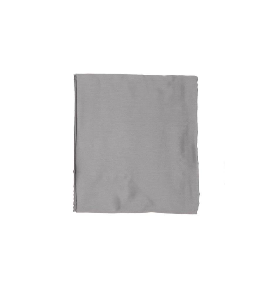 Satin Double Fitted Sheet, Dark Grey, Cotton Satin, 125 gr-m²