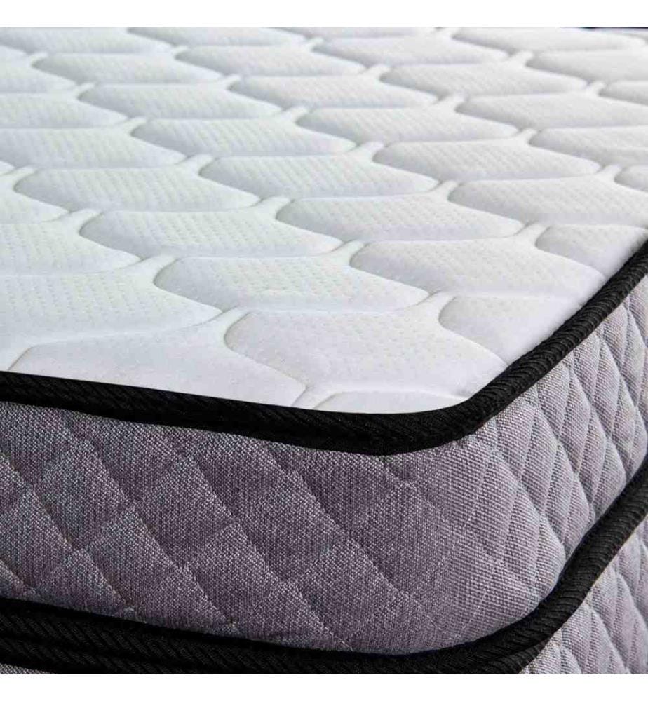 Matelas, blanc, housse : 100% tissu tricoté