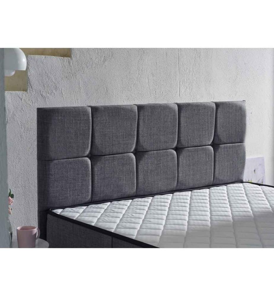 Materasso, bianco grigio, rivestimento in tessuto speciale, sistema a molle multiple