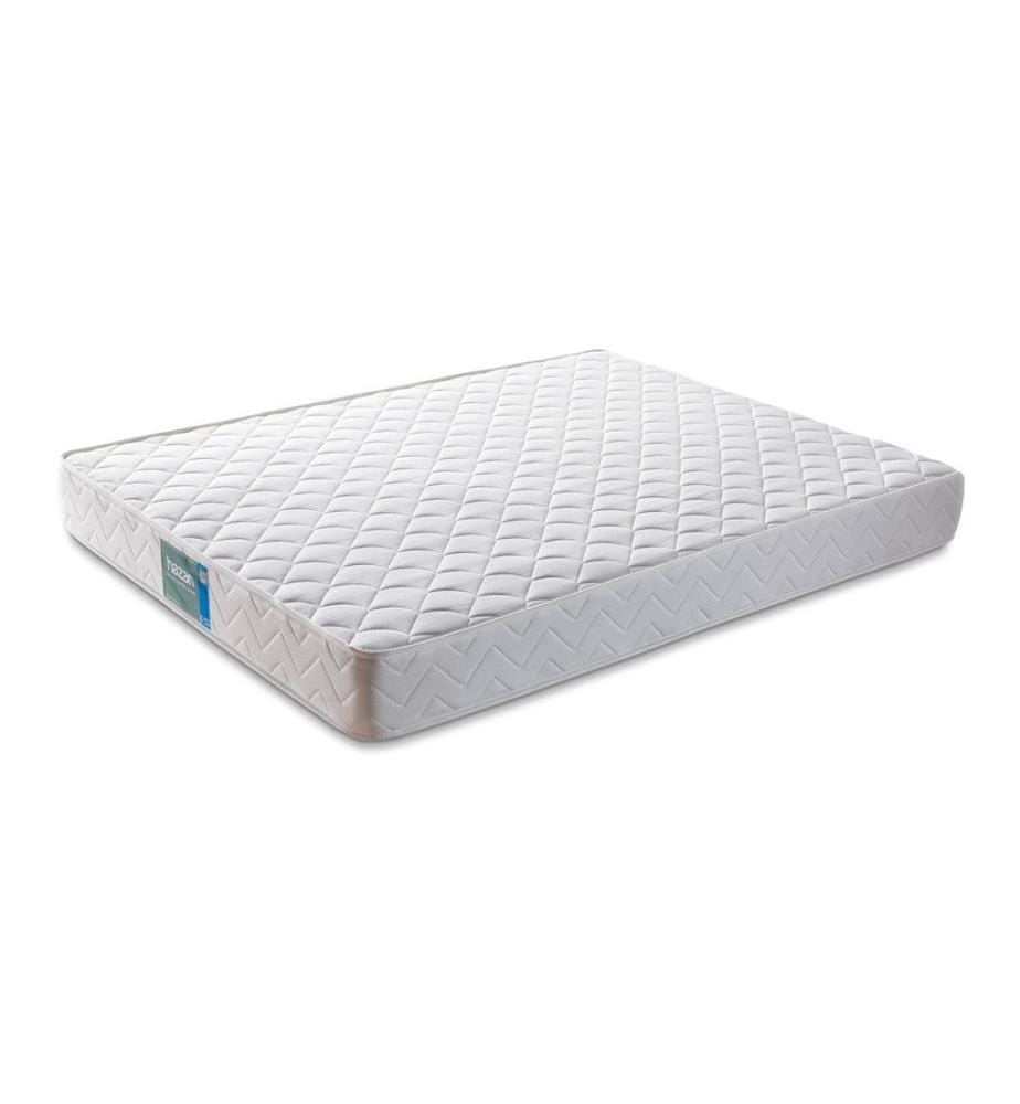 Materasso, bianco, rivestimento in tessuto jacquard, materasso rigido