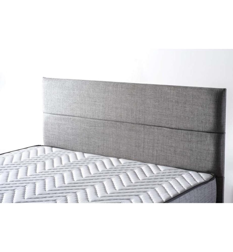 Materasso, bianco grigio, rivestimento in tessuto jacquard, ortopedico completo