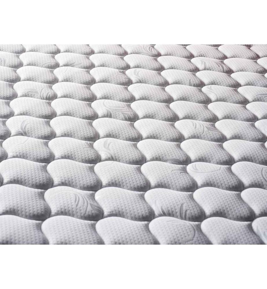 Materasso, bianco, rivestimento in tessuto di cotone lavorato a maglia, materasso rigido
