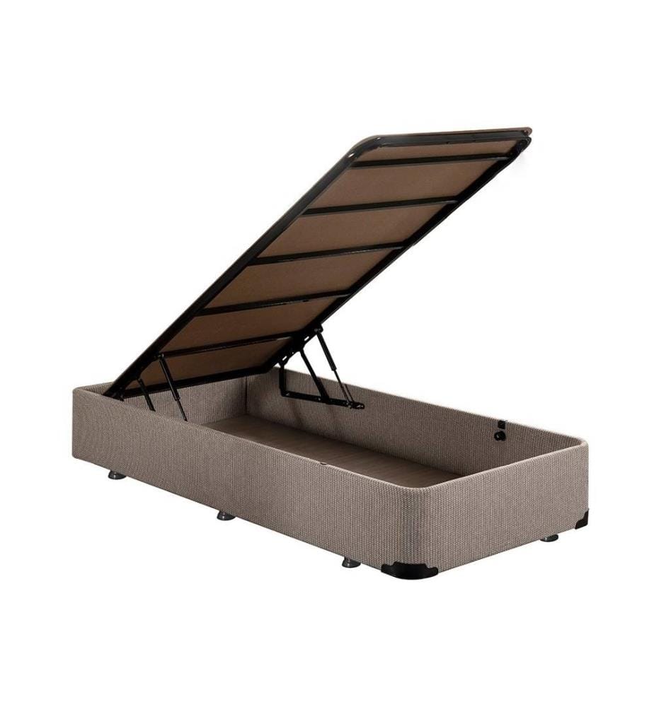Single Bed Base, Beige, 20 X 30 Cm Steel Profile