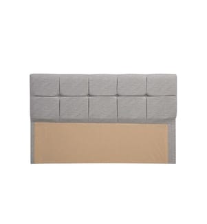 Tête de lit, gris, panneau de particules