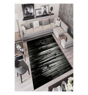 Teppich, 160 x 230, Schwarz, 100 % POLYESTER