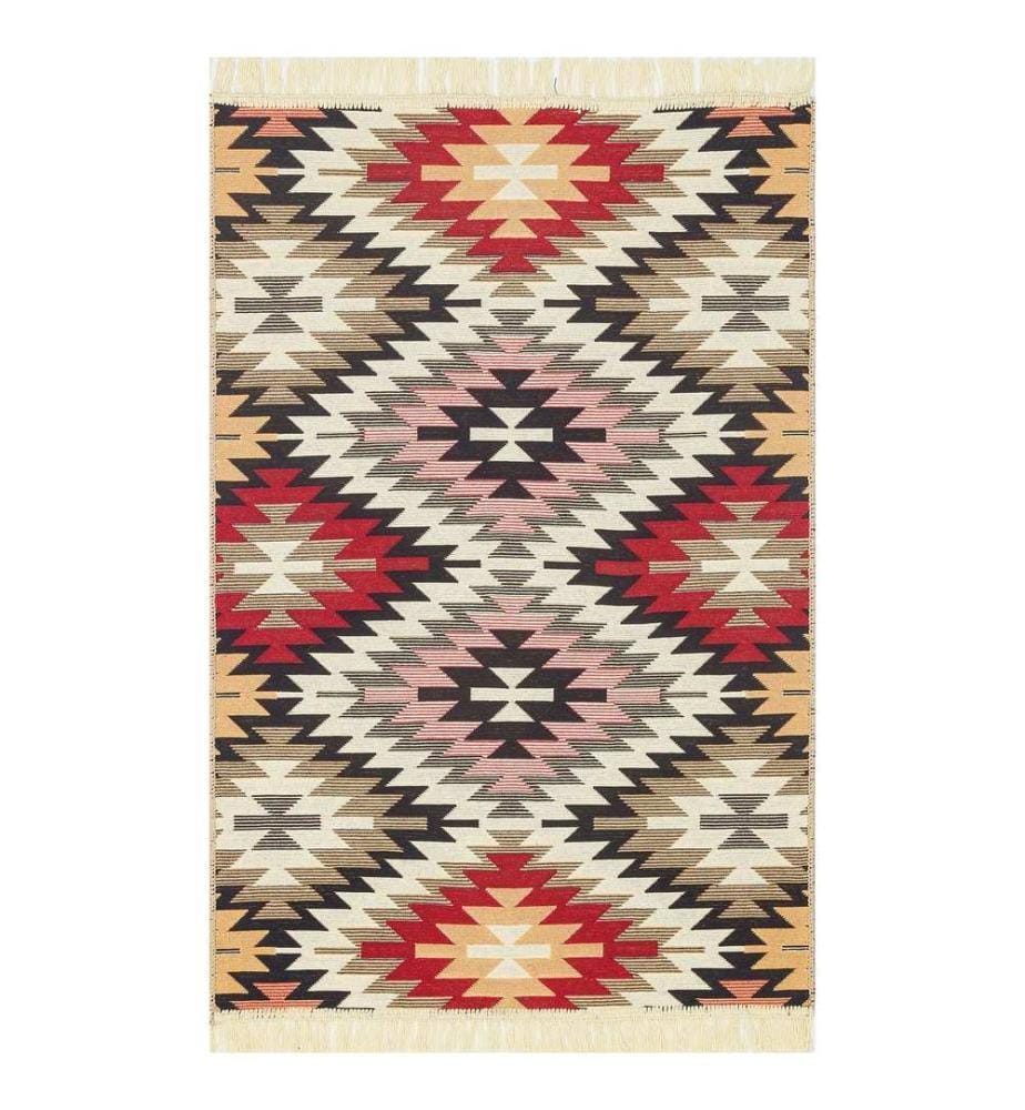 Tappeto, 160 x 230, Rosso, 100% COTONE