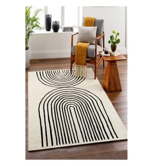 Teppich, 160 x 230, Ecru, 100 % POLYESTER
