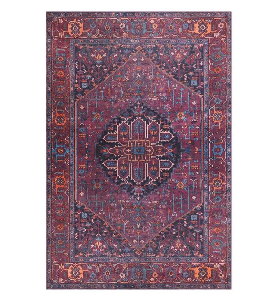 Tappeto, 150 x 230, Borgogna, 100% POLIESTERE