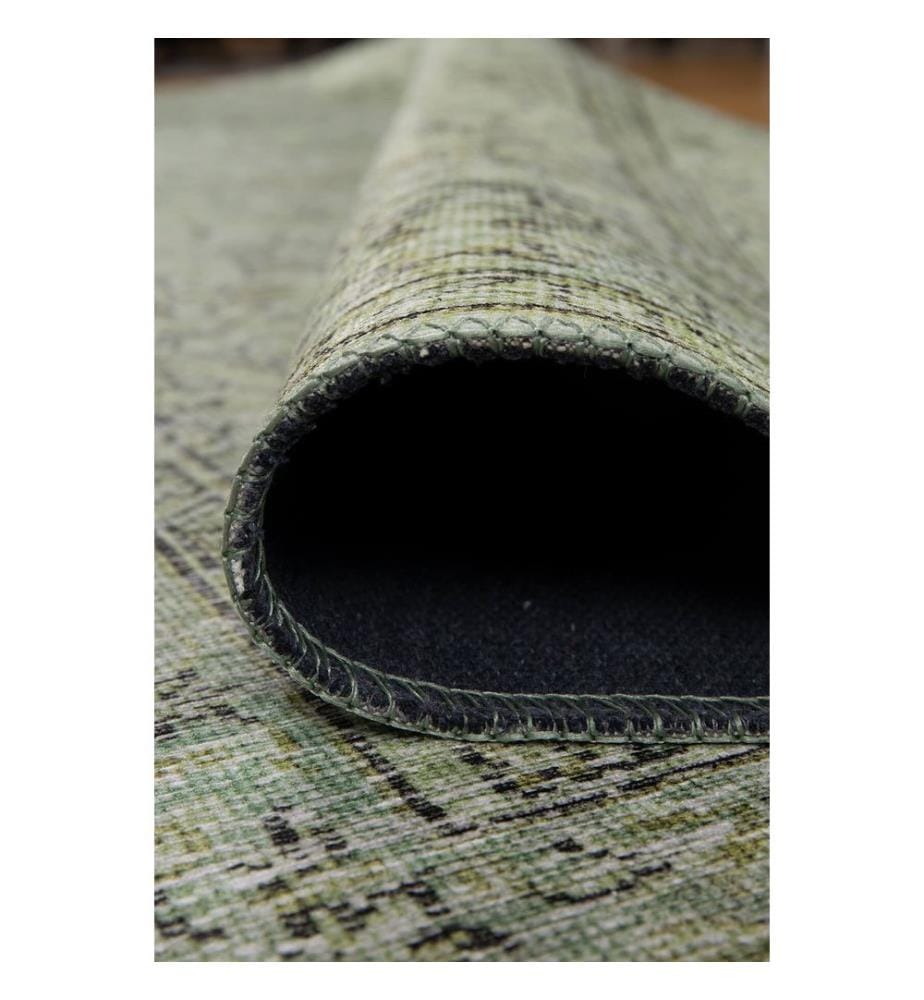 Tappeto, 150 x 230, verde, 100% POLIESTERE