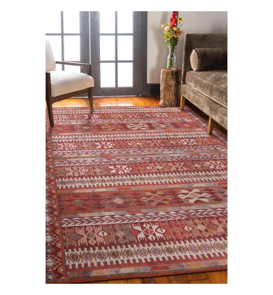 Tappeto, 75 x 230, Rosso, 100% POLIESTERE