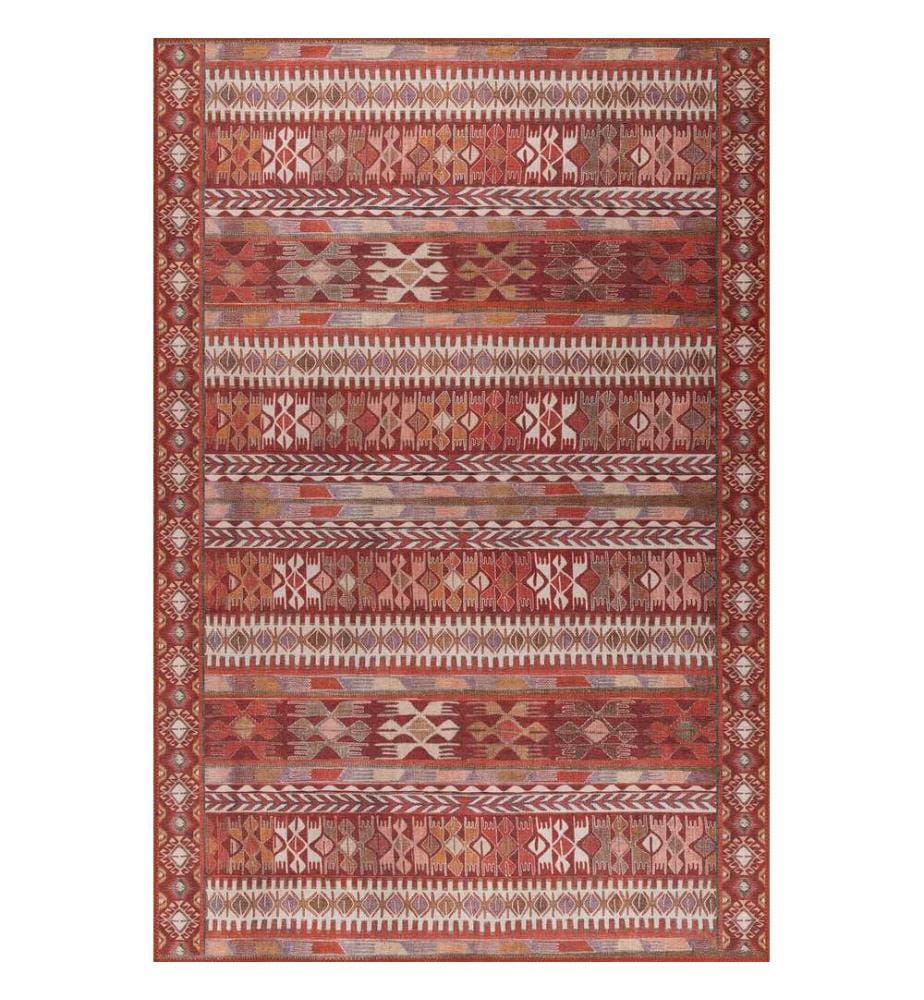 Tappeto, 75 x 230, Rosso, 100% POLIESTERE