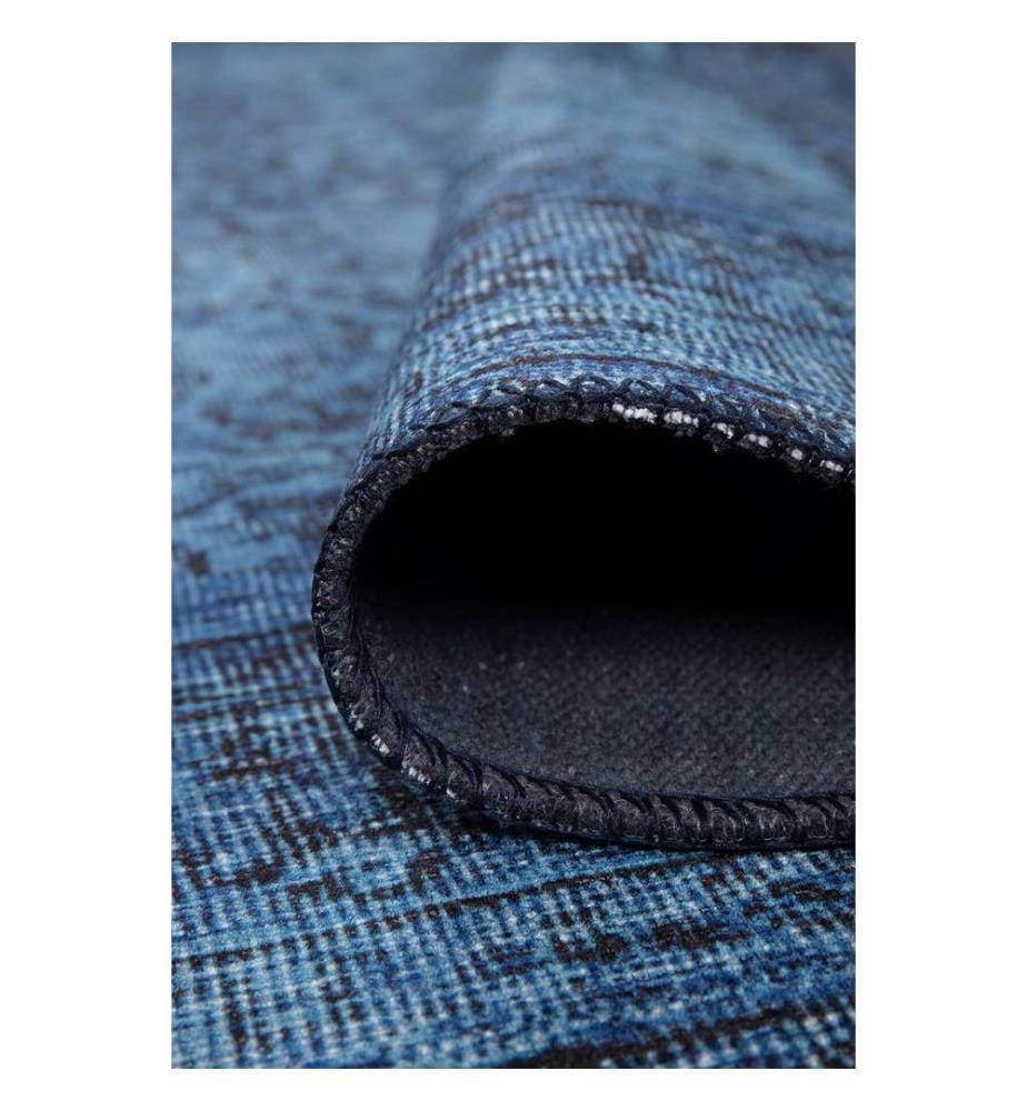Tappeto, 150 x 230, Blu, 100% POLIESTERE