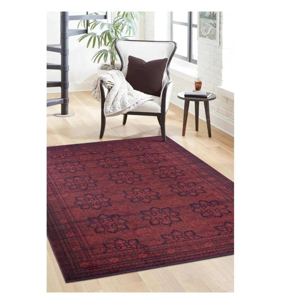 Tappeto, 75 x 230, Rosso, 100% POLIESTERE