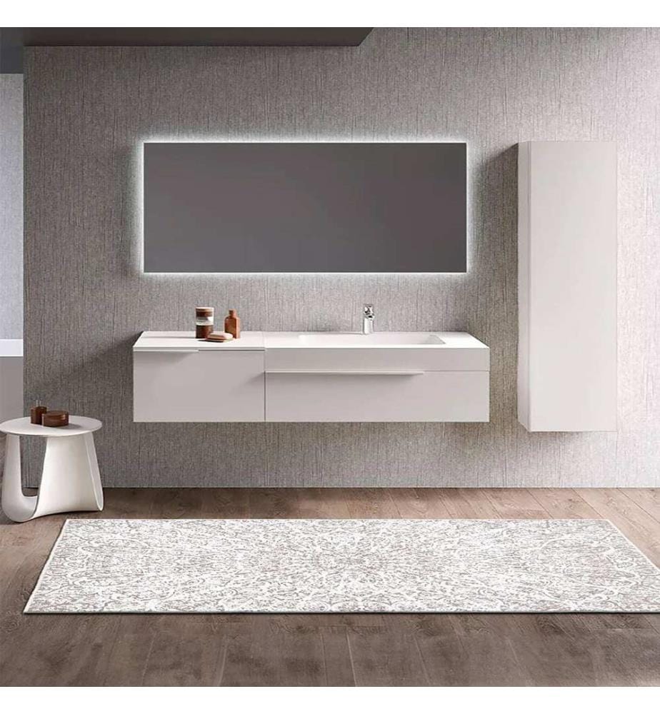 Tappeto, 160 x 230, Crema, 100% POLIESTERE