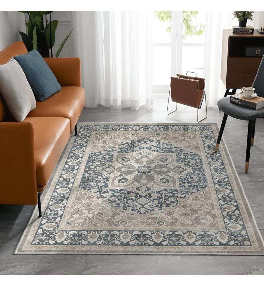 Tappeto, 180 x 280, Blu, 100% POLIESTERE