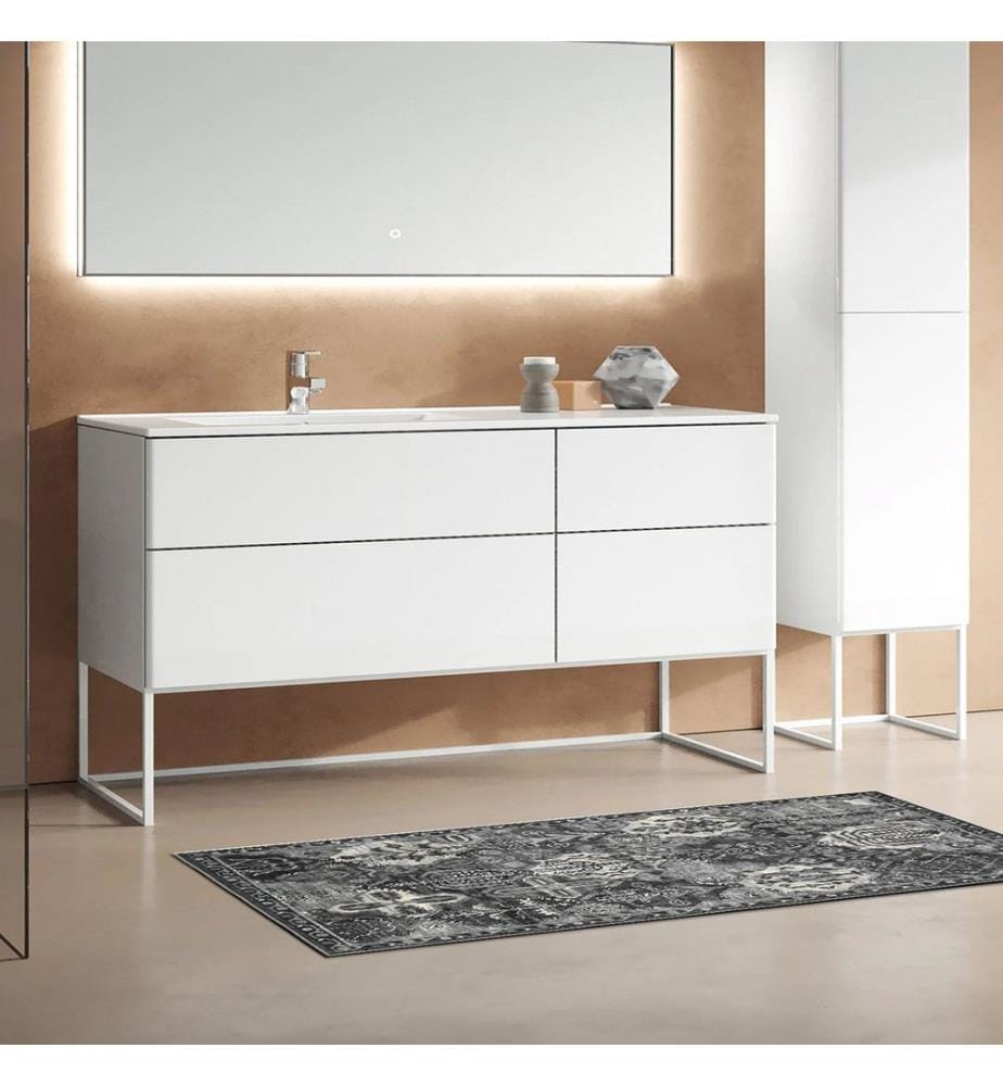 Tappeto, 160 x 230, nero, 100% POLIESTERE
