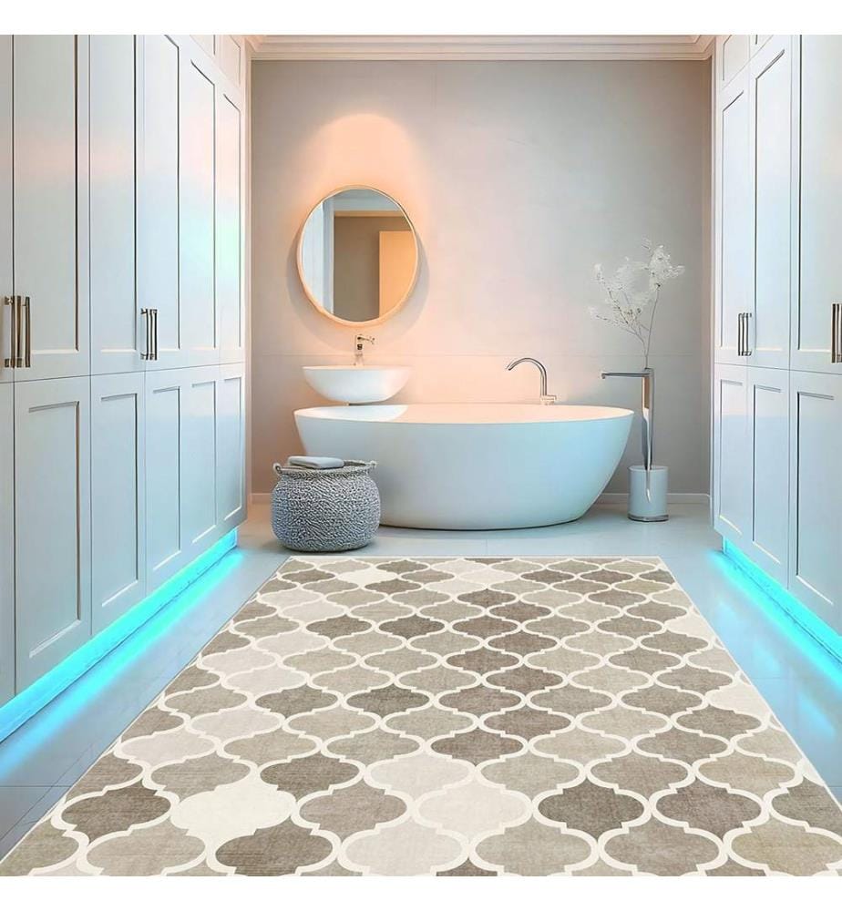Tappeto, 180 x 280, grigio, 100% POLIESTERE