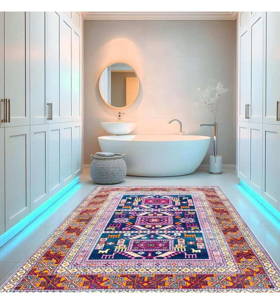 Tappeto, 160 x 230, viola, 100% POLIESTERE