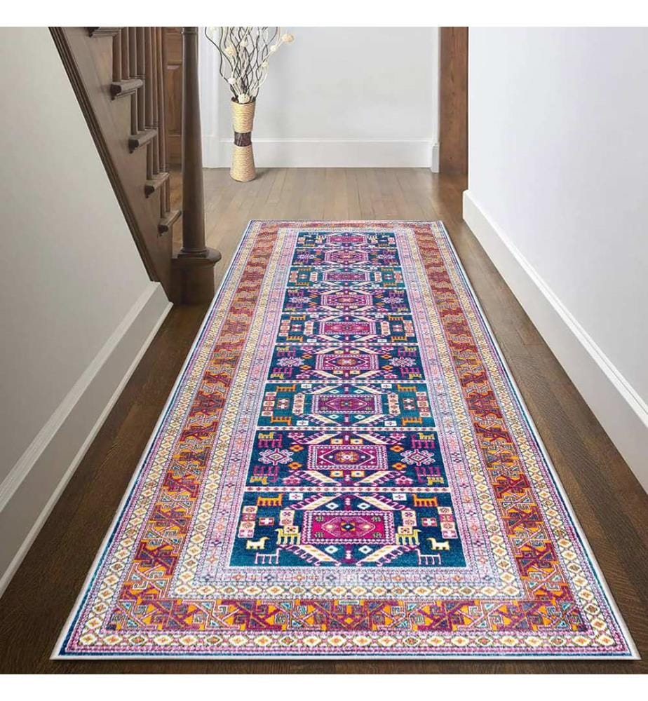 Tappeto, 180 x 280, blu navy, 100% POLIESTERE