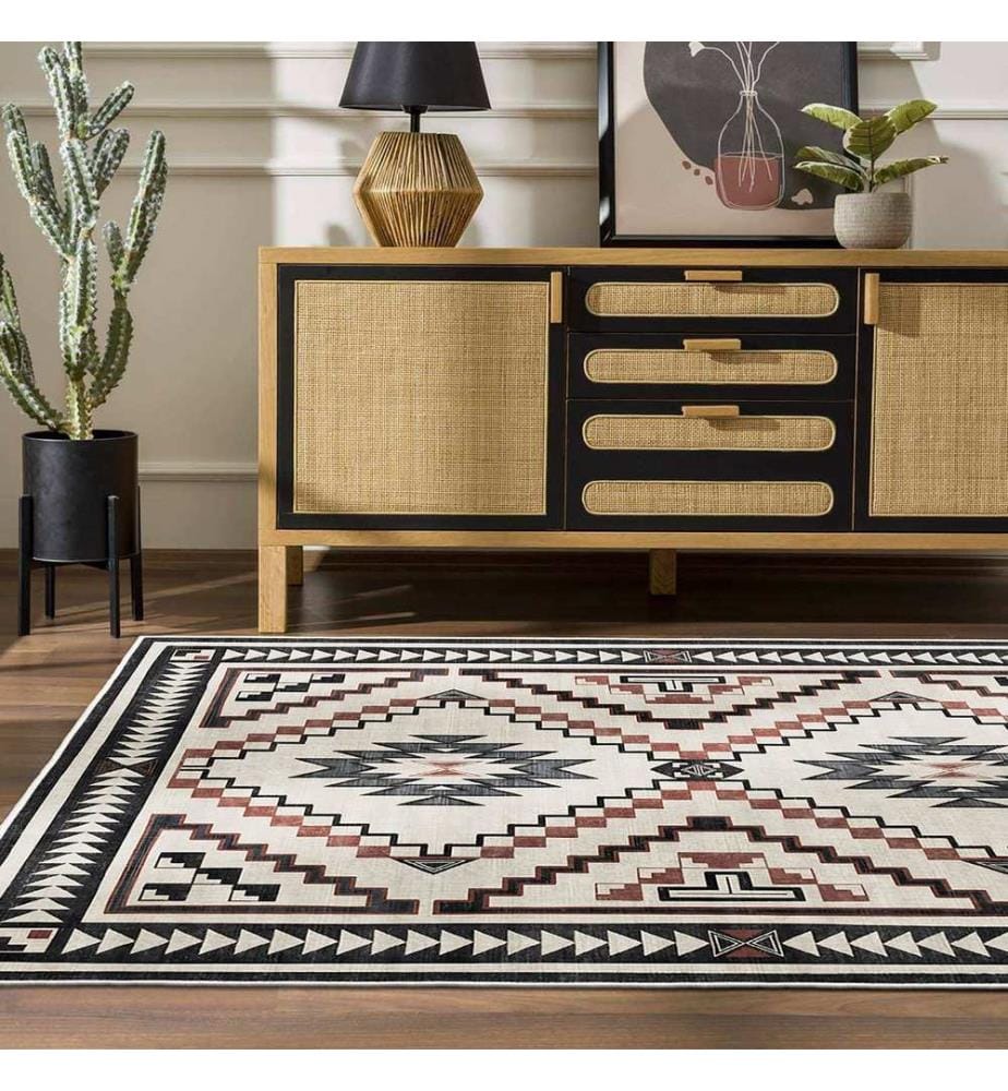 Carpet, 160 x 230, Red, 100% POLYESTER