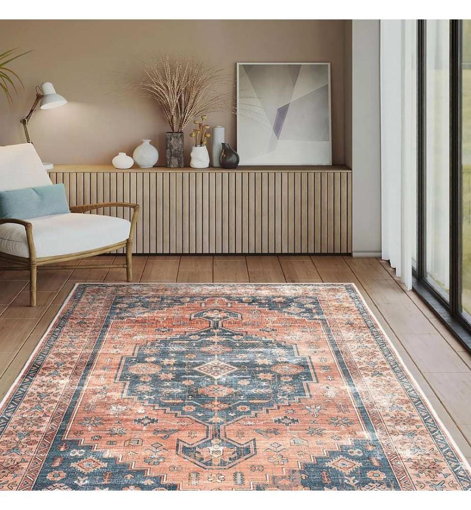 Tappeto, 160 x 230, Rosso, 100% POLIESTERE