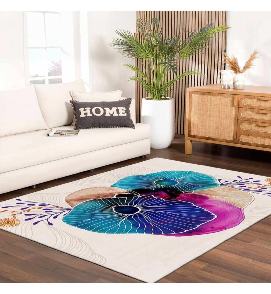 Tappeto, 160 x 230, Crema, 100% POLIESTERE