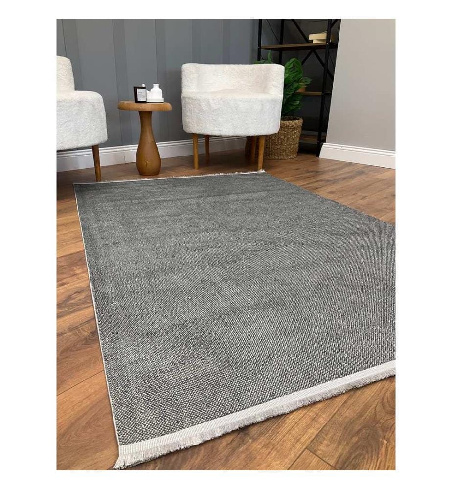 Tappeto, 160 x 230, antracite, 100% BAMBÙ