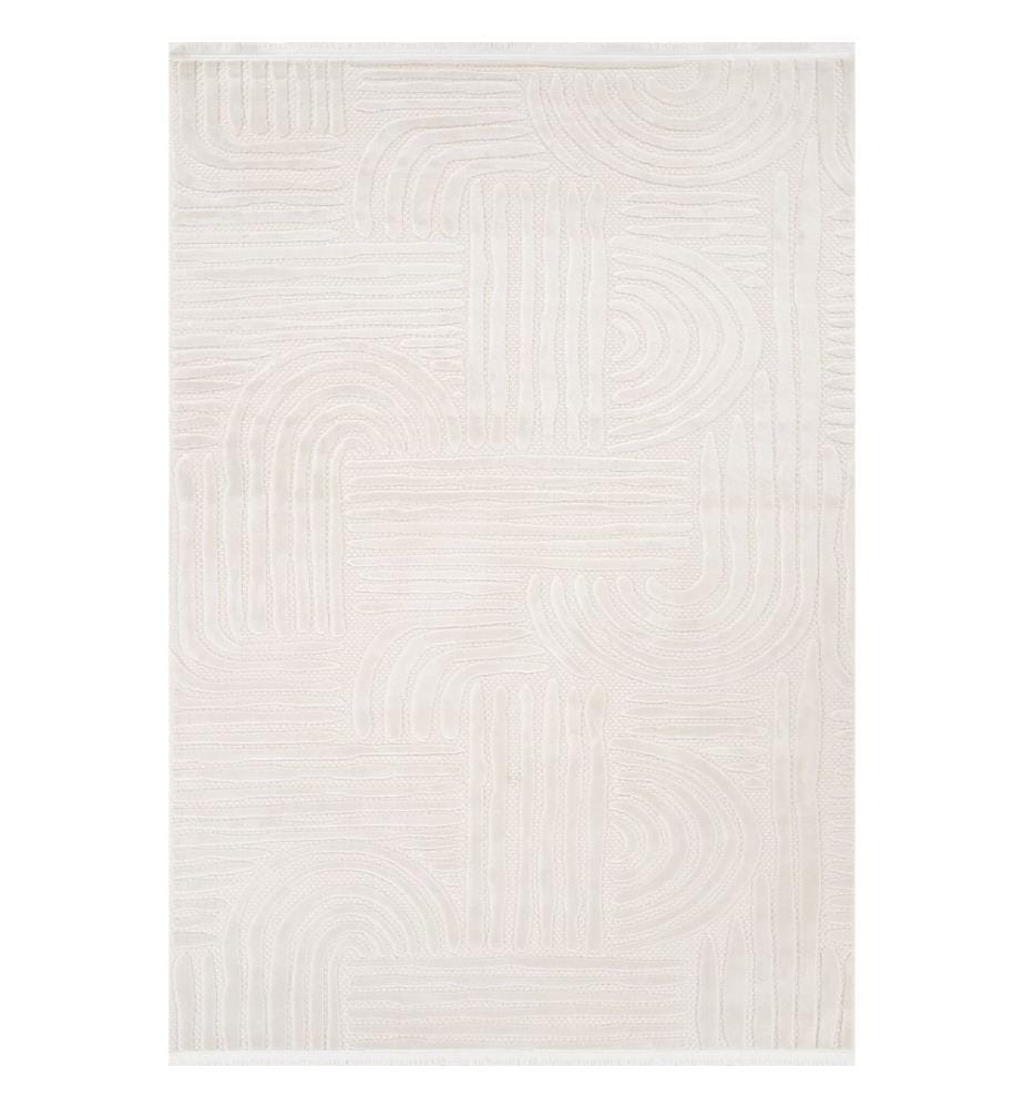 Teppich, 200 x 300, Creme, Braun, POLYPROPYEN / POLYESTER
