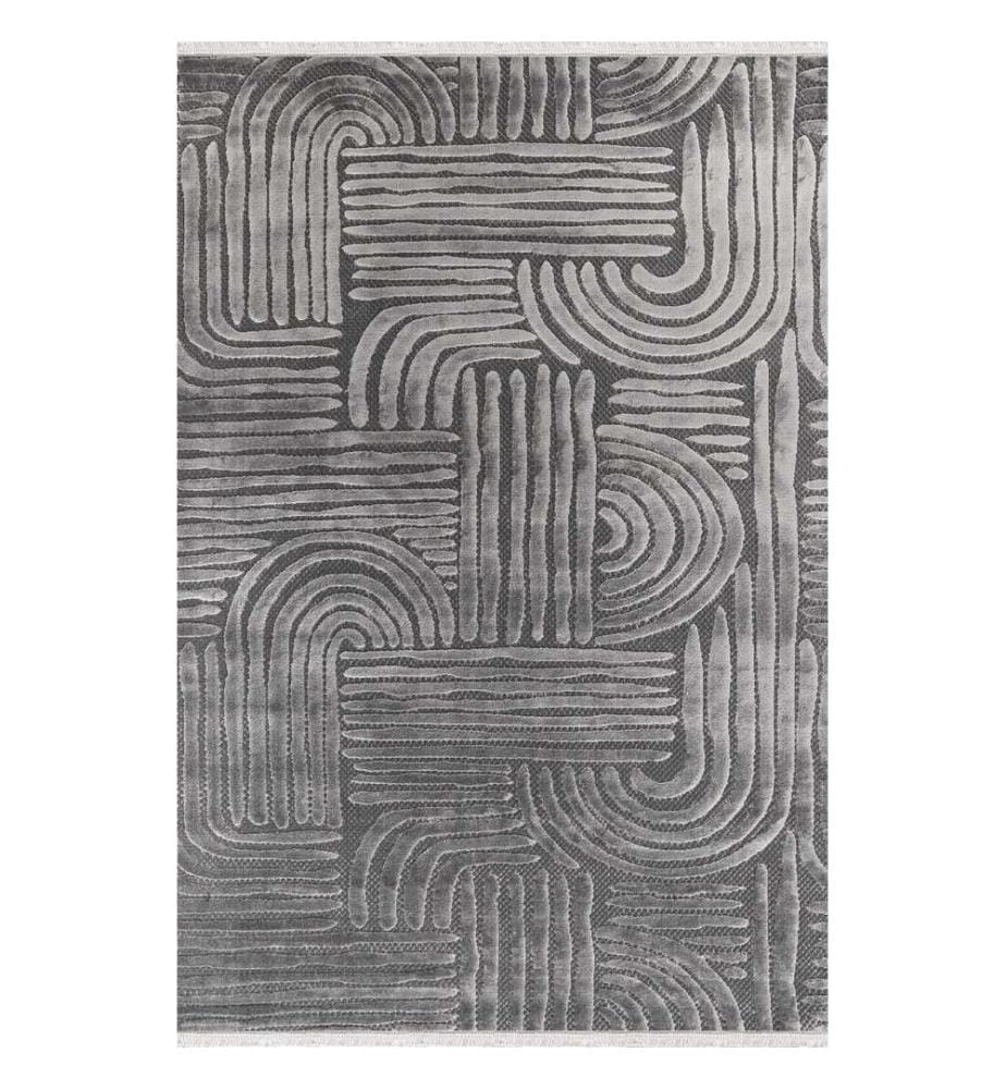 Tappeto, 160 x 230, antracite, polipropilene/poliestere