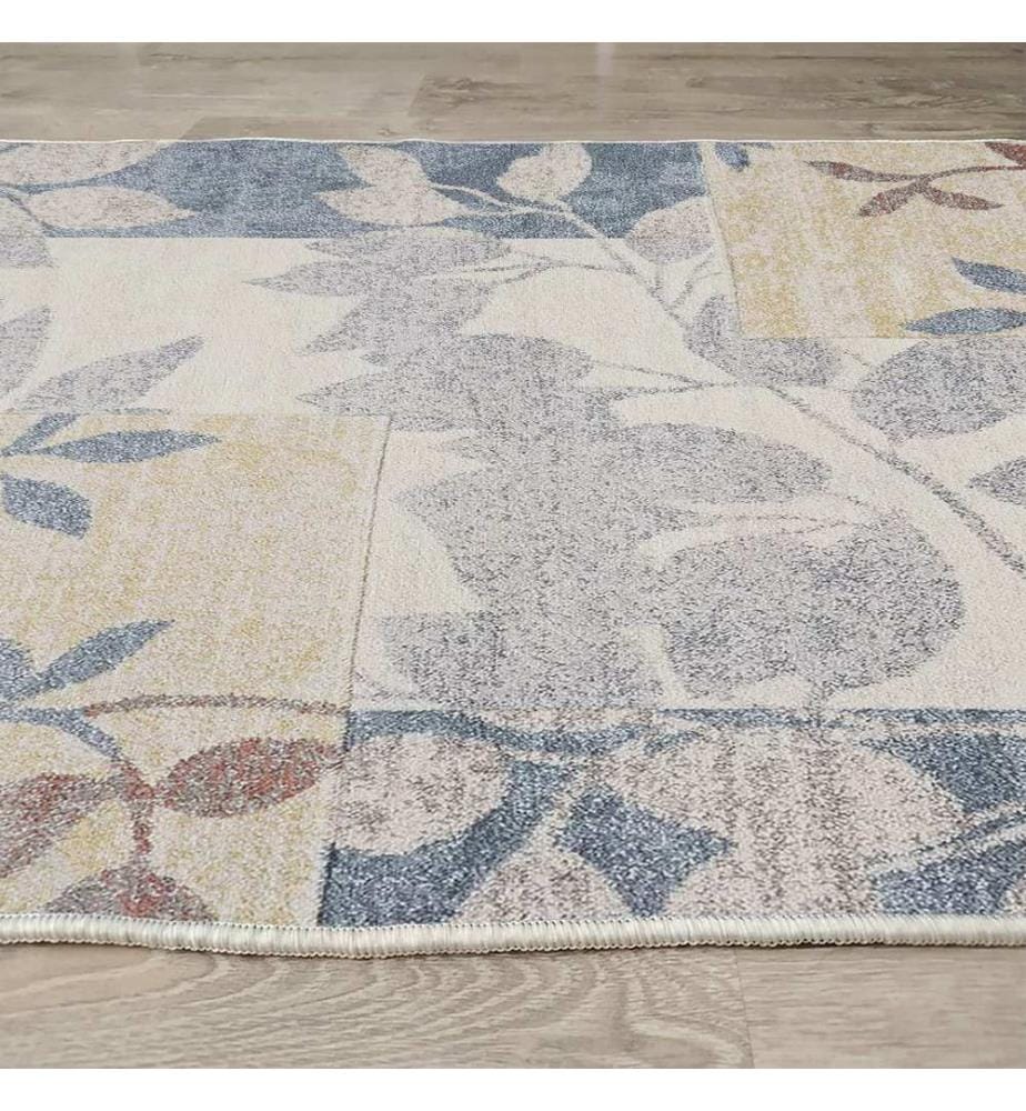 Tappeto, 160 x 230, Blu, 70% COTONE / 30% POLIESTERE