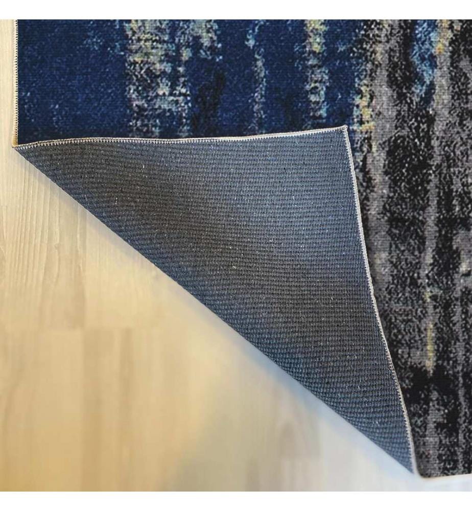 Tappeto, 160 x 230, Blu, 70% COTONE / 30% POLIESTERE